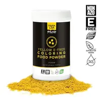 Fat base E-Free Food Colouring Powder Yellow - 100 gr