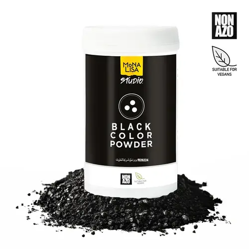 MONA LISA Fat base Food Colouring Powder BLACK - 100 gr MONA LISA Fat base Food Colouring Powder BLACK - 100 gr
