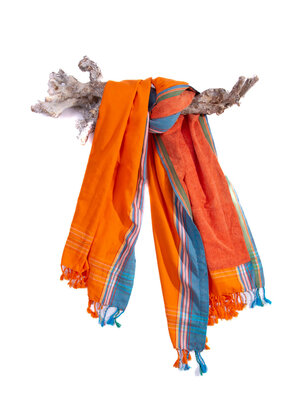 Strandhanddoek oranje