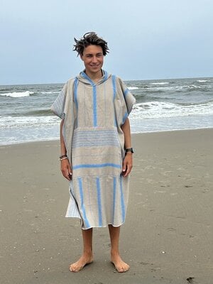 Ottomania Ottomania surfponcho olijf