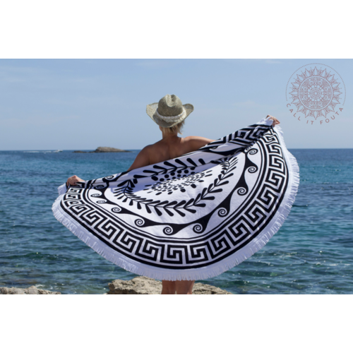 Rond strandlaken Greek Rond strandlaken Greek