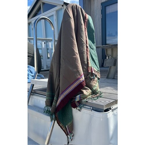 Strandhanddoek olijf