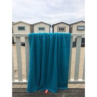 Luxe strandlaken turquoise