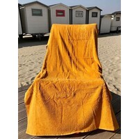 Luxe strandlaken okergeel