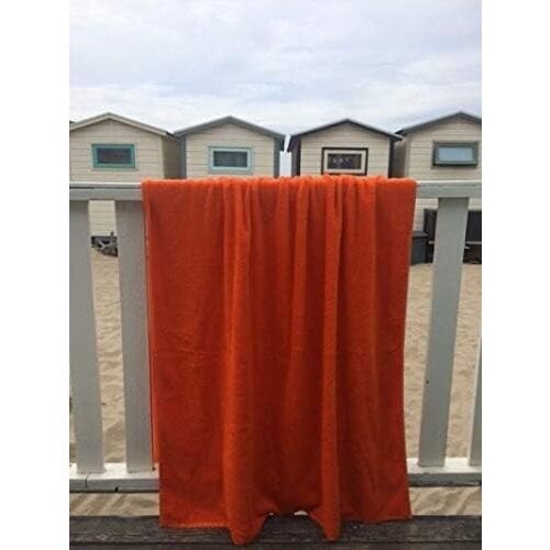Luxe strandlaken oranje Luxe strandlaken oranje