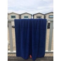 Luxe strandlaken kobaltblauw