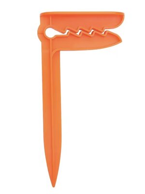 Strandlaken clips oranje - 4 stuks