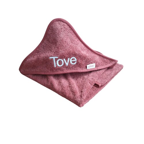 Baby badcape met naam – Badstof