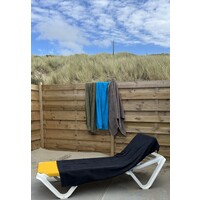 Zwart strandlaken