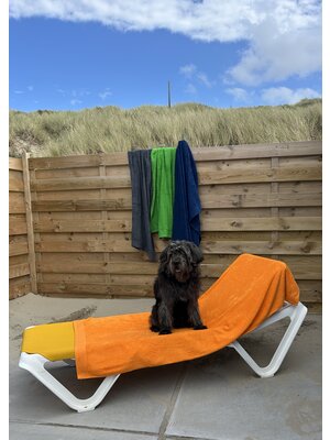 Oranje strandlaken