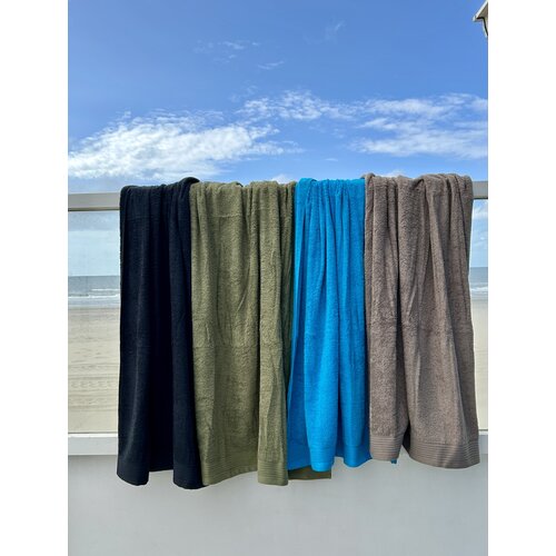 Olijfgroen strandlaken Olijfgroen strandlaken