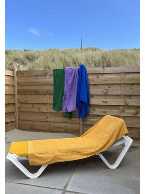 Okergeel  strandlaken