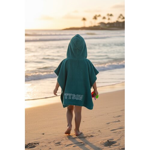 Badponcho met naam Badponcho met naam