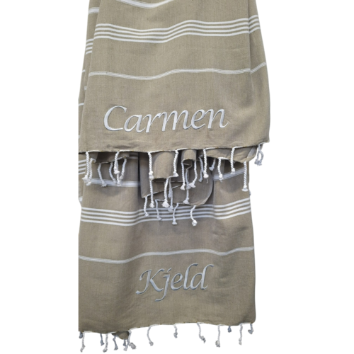 Ottomania Hamamdoek met borduring Ottomania Hamamdoek met borduring