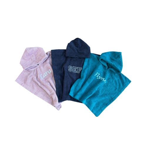 Badponcho met naam Badponcho met naam