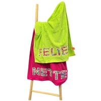 Kinderstrandlaken met naam Patch