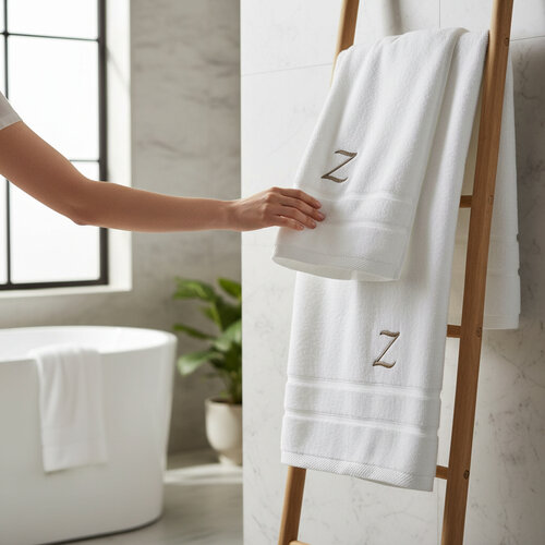 Hotel handdoeken met borduring