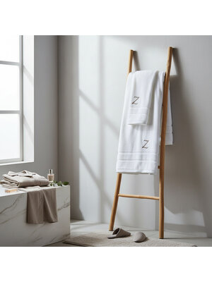 Hotel badlakens met borduring