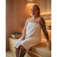 XXL saunakilt dames met klittenband