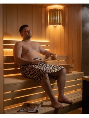 S&LT originals XXL saunakilt heren met klittenband