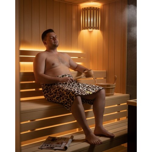 S&LT originals XXL saunakilt heren met klittenband