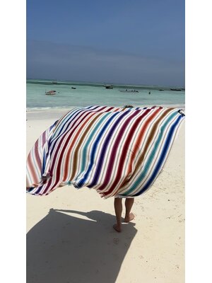 Fouta 2-persoons gestreept Fouta 2-persoons gestreept