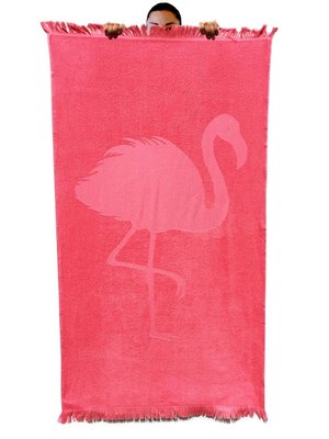 Trendy hamamdoek Flamingo