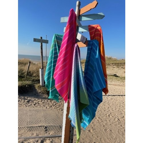 Hamamdoek met badstof Hamamdoek met badstof