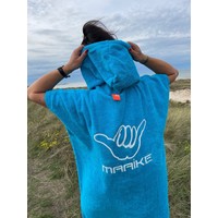 Unisex Surfponcho Shaka met naam