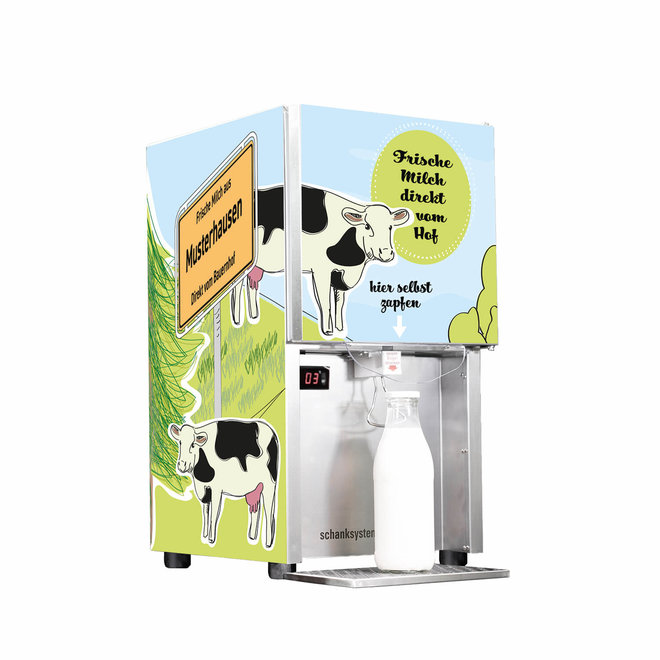 Milch-Dispenser ME-10 - Milchautomat individuelle Gestaltung