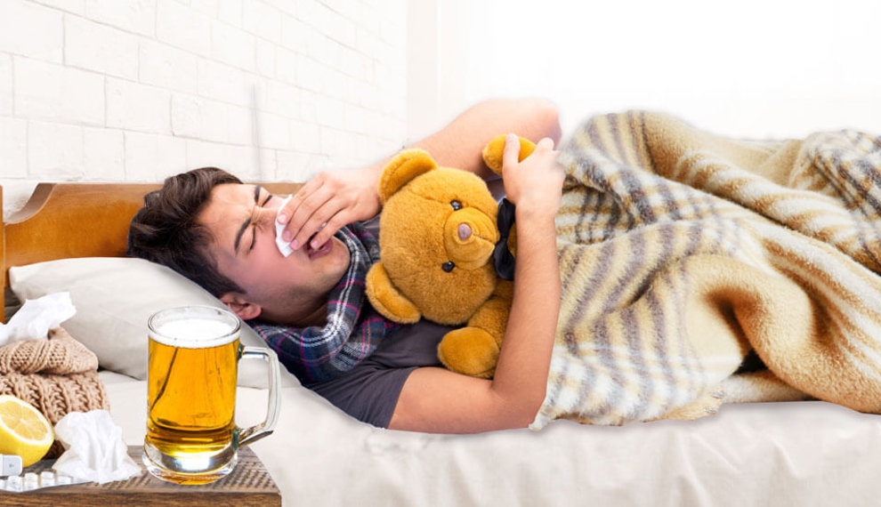 Hilft warmes Bier bei einer Erkältung?