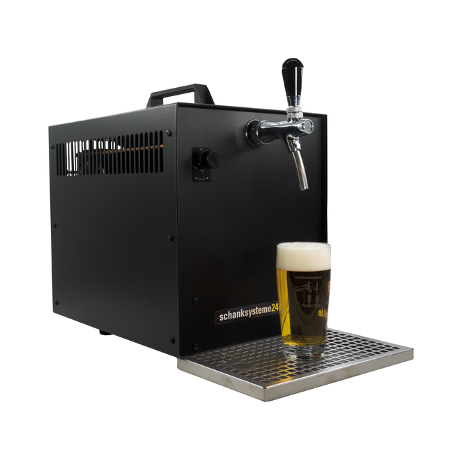 Bierkoffer TE-60-1 - Black Edition Zapfanlage