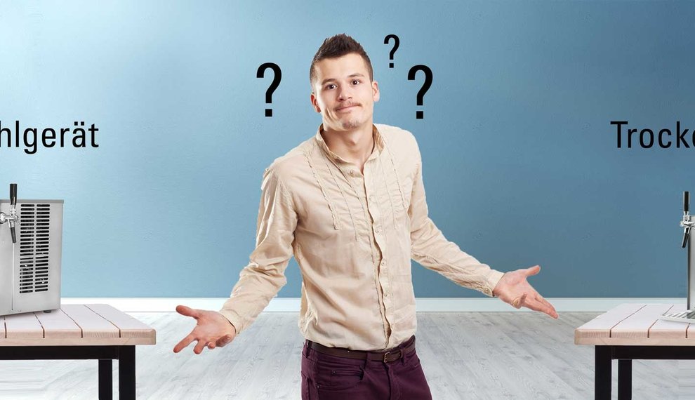 Unterschied bei Nasskühlgerät & Trockenkühlgerät