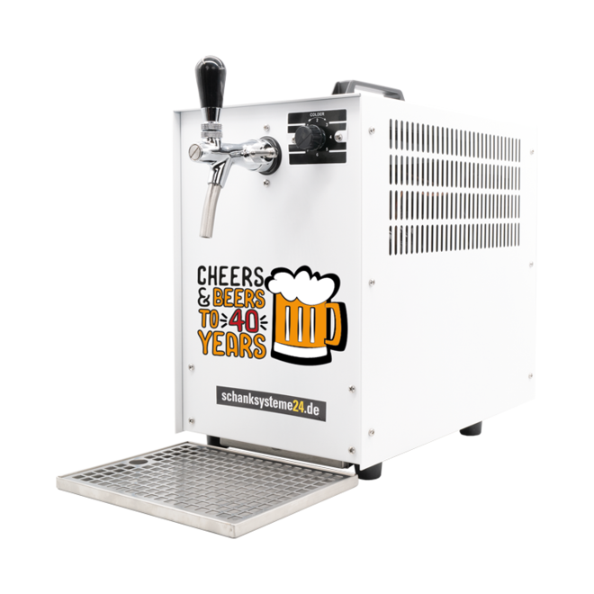 TE-60-1 - White Edition Zapfanlage - individuelle Beklebung