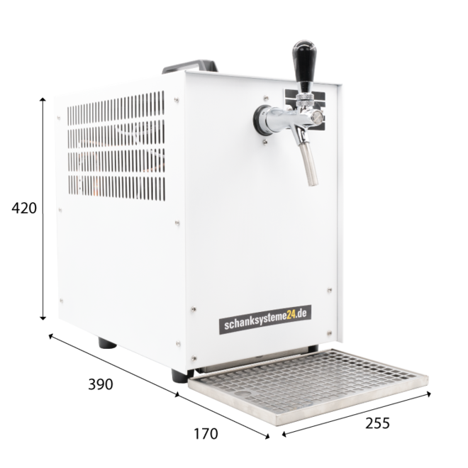 Bierkoffer TE-60-1 - White Edition Zapfanlage