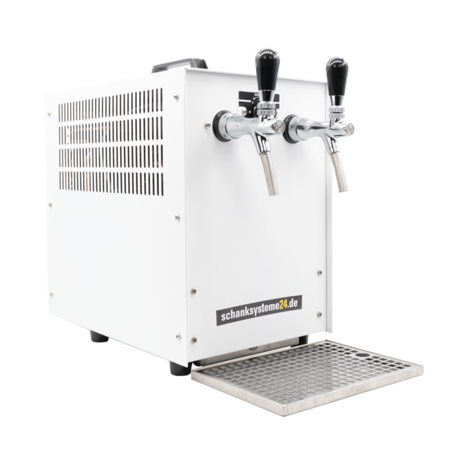 Bierkoffer TE-60-2 - White Edition Zapfanlage