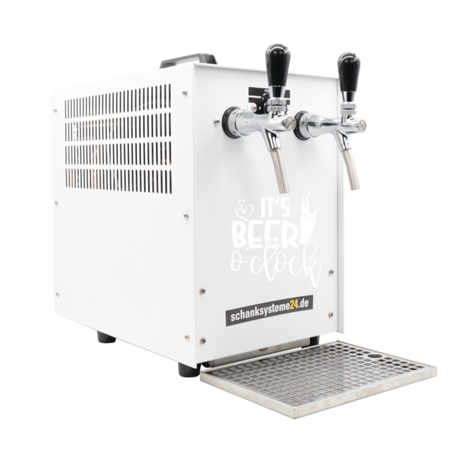 Bierkoffer TE-60-2 - White Edition Zapfanlage