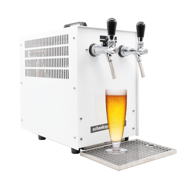 Bierkoffer TE-60-2 - White Edition Zapfanlage