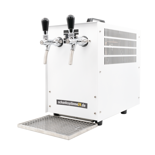 Bierkoffer TE-60-2 - White Edition Zapfanlage