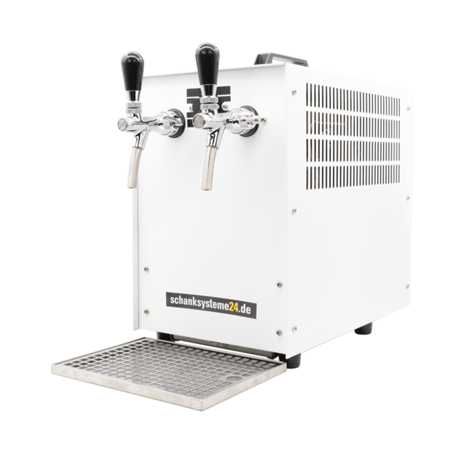 Bierkoffer TE-60-2 - White Edition Zapfanlage