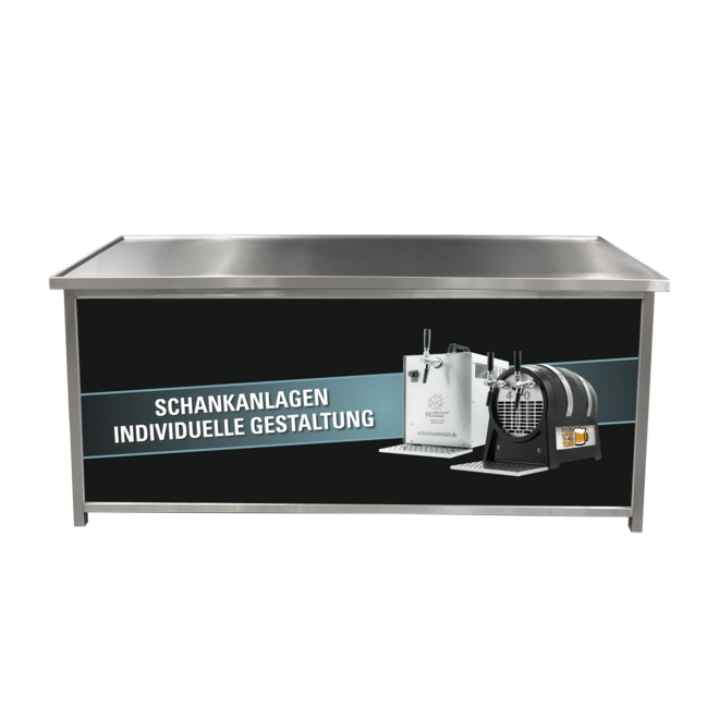 Klapptheke 1500 x 700 mm - individuelle Gestaltung