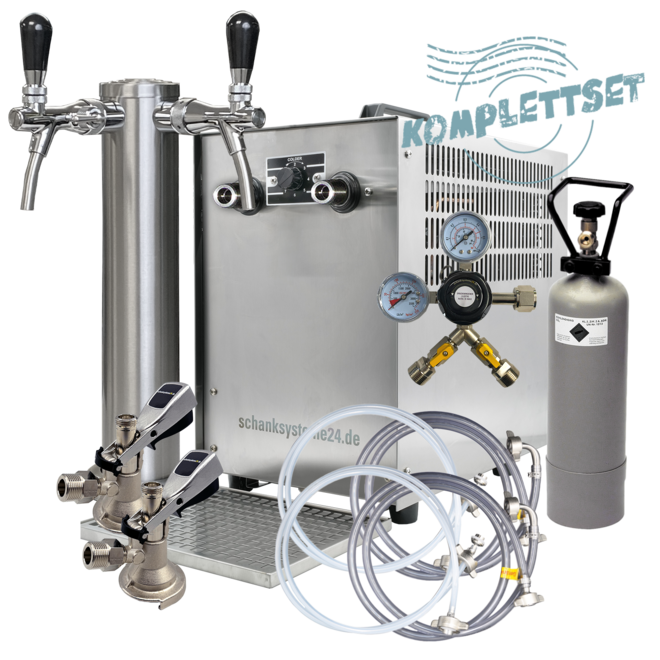 TE-60-2 - Untertheken Zapfanlage - Komplettset