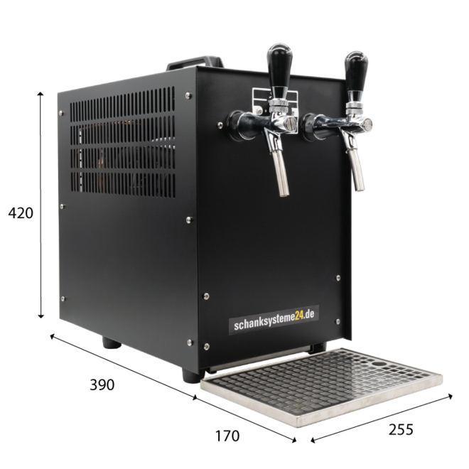 TE-60-2 - Black  Zapfanlage - Komplettset - B-Ware