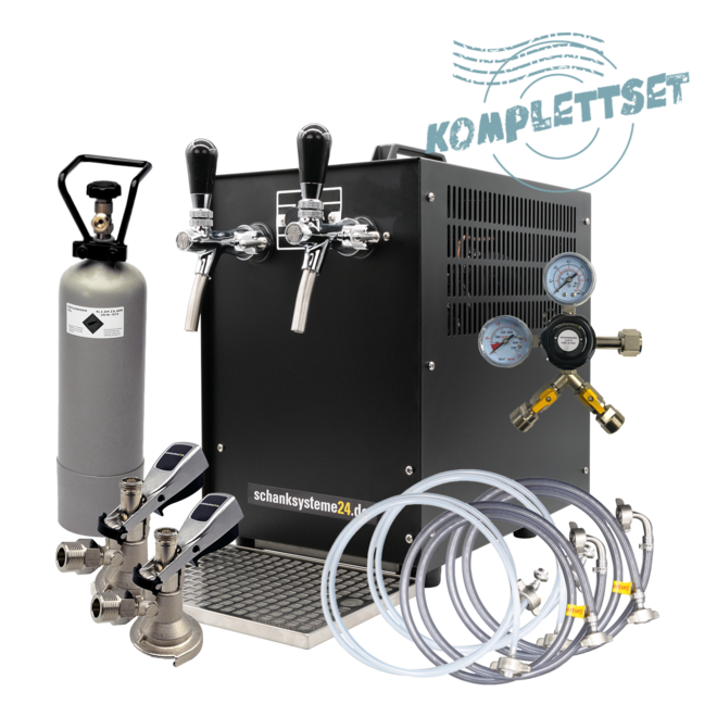 TE-60-2 - Black  Zapfanlage - Komplettset - B-Ware