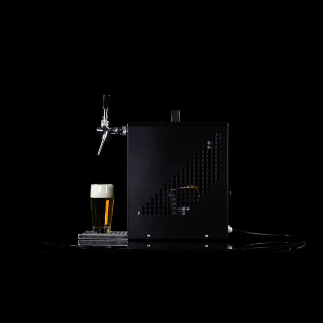 TE-25-1-BK - Black Luftkompressor Zapfanlage - Komplettset - B-Ware