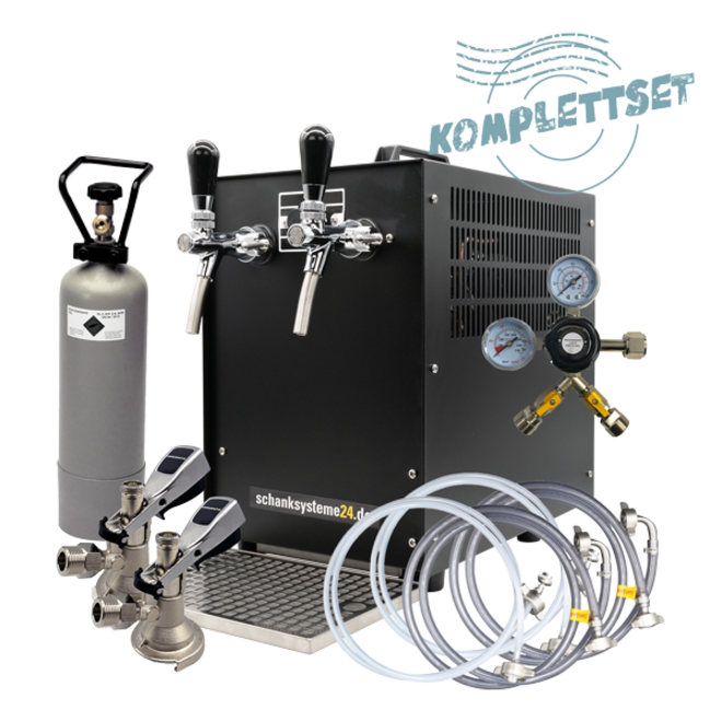 TE-60-2 - Black Edition Zapfanlage - Komplettset