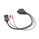 Alfa Romeo/Fiat/Lancia 3 Pins OBD1 - 16 Pins OBD2 Verloopkabel Personenauto Alfa Romeo/Fiat/Lancia 3 Pins OBD1 - 16 Pins OBD2 Verloopkabel Personenauto