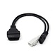 Audi/Seat/Skoda/Volkswagen 2+2 Pins OBD1 - 16 Pins OBD2 Verloopkabel Personenauto Audi/Seat/Skoda/Volkswagen 2+2 Pins OBD1 - 16 Pins OBD2 Verloopkabel Personenauto