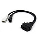Audi/Seat/Skoda/Volkswagen 2+2 Pins OBD1 - 16 Pins OBD2 Verloopkabel Personenauto Audi/Seat/Skoda/Volkswagen 2+2 Pins OBD1 - 16 Pins OBD2 Verloopkabel Personenauto