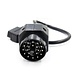 BMW 20 Pins OBD1 - 16 Pins OBD2 Verloopkabel Personenauto BMW 20 Pins OBD1 - 16 Pins OBD2 Verloopkabel Personenauto